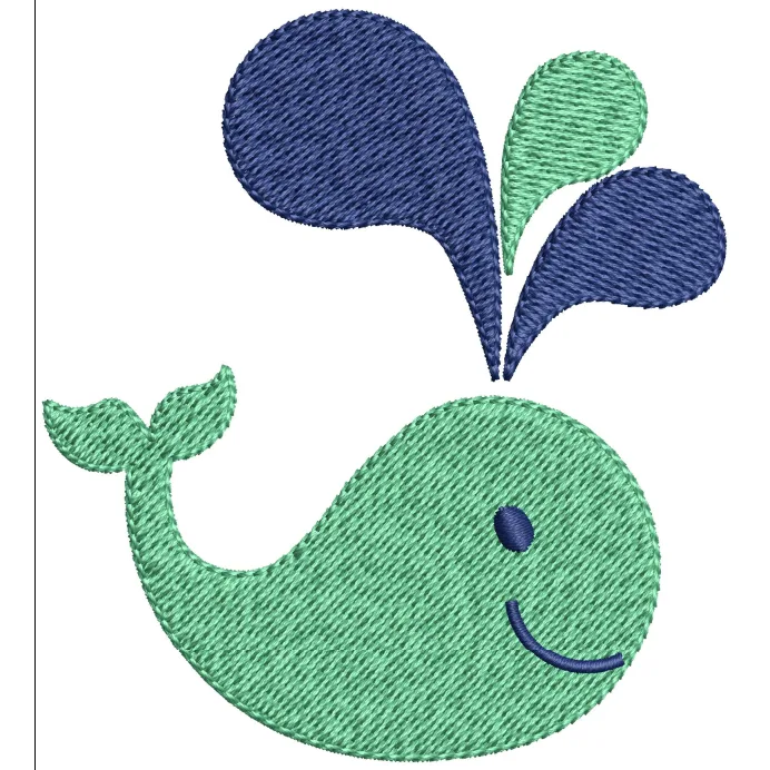 Baby Fish Embroidery Design