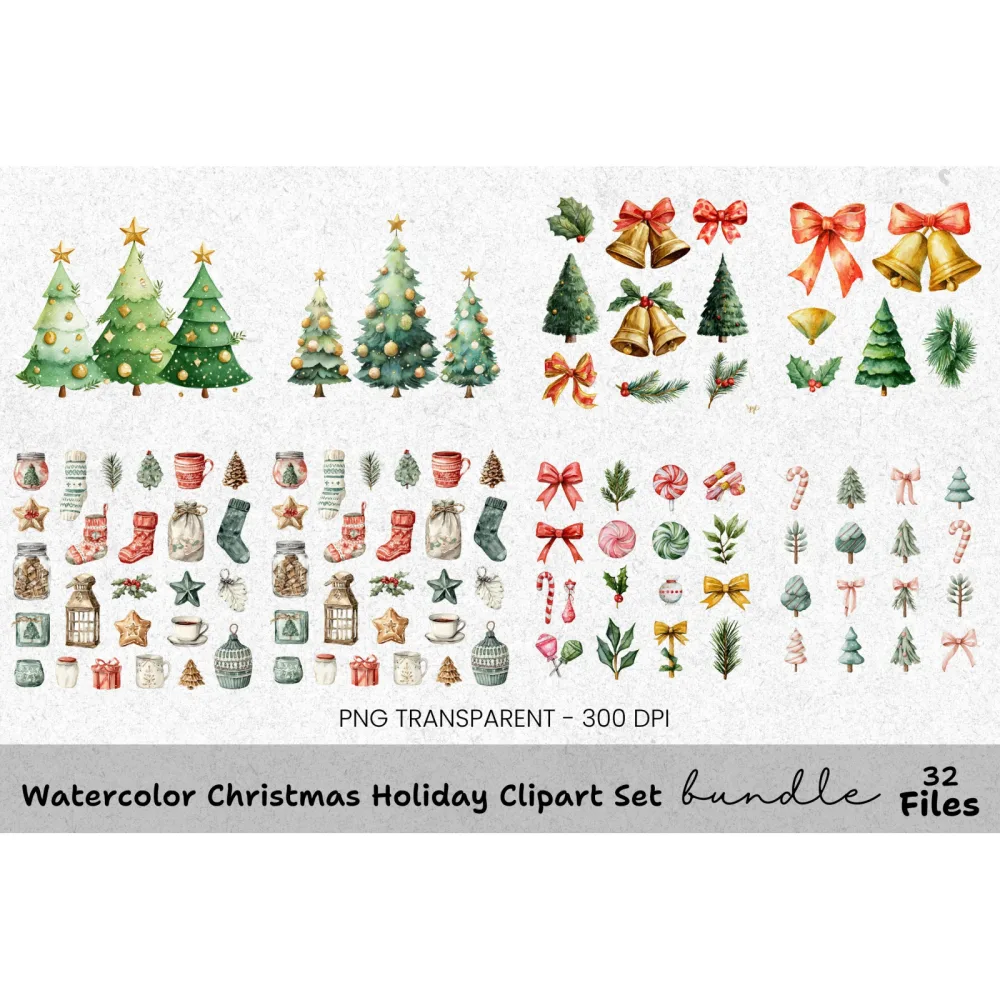 Christmas Clipart Bundle