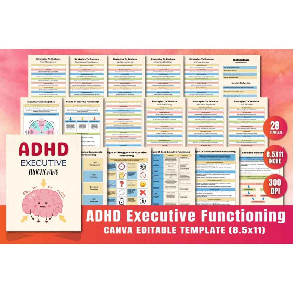 Autism Executive Functioning Planner