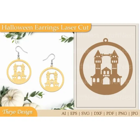 Halloween Earrings SVG Bundle