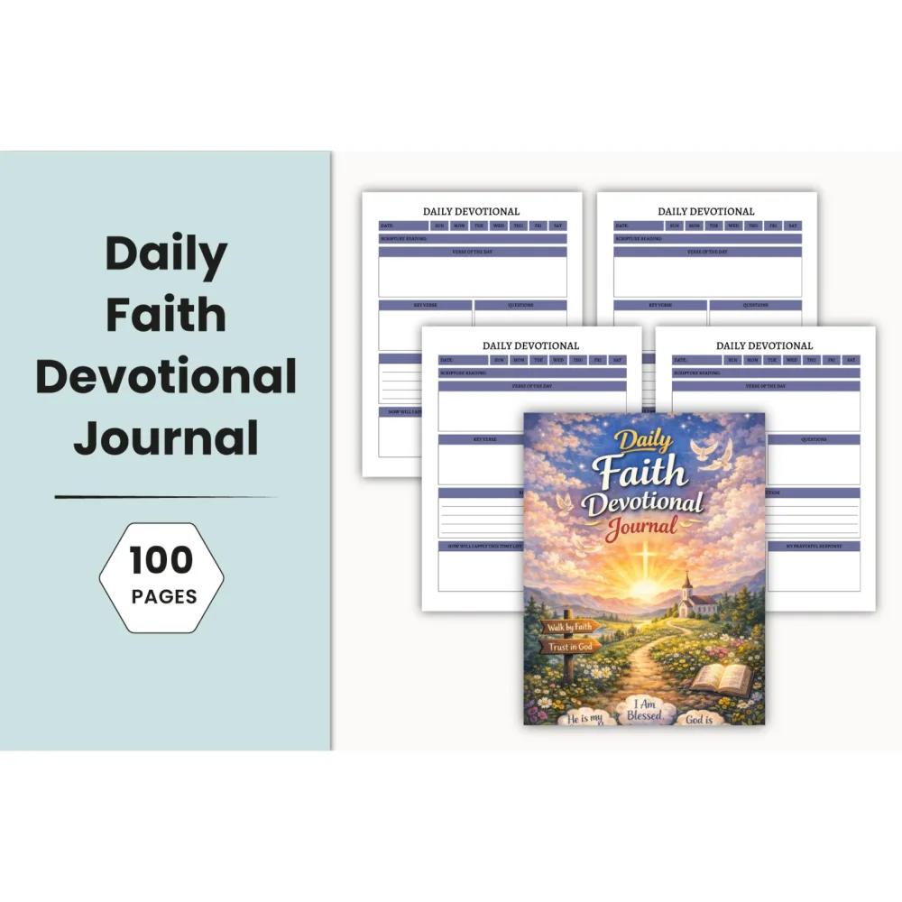 Daily Faith Devotional Journal