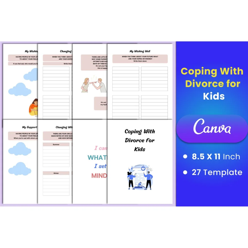 Coping With Divorce for Kids Workbook