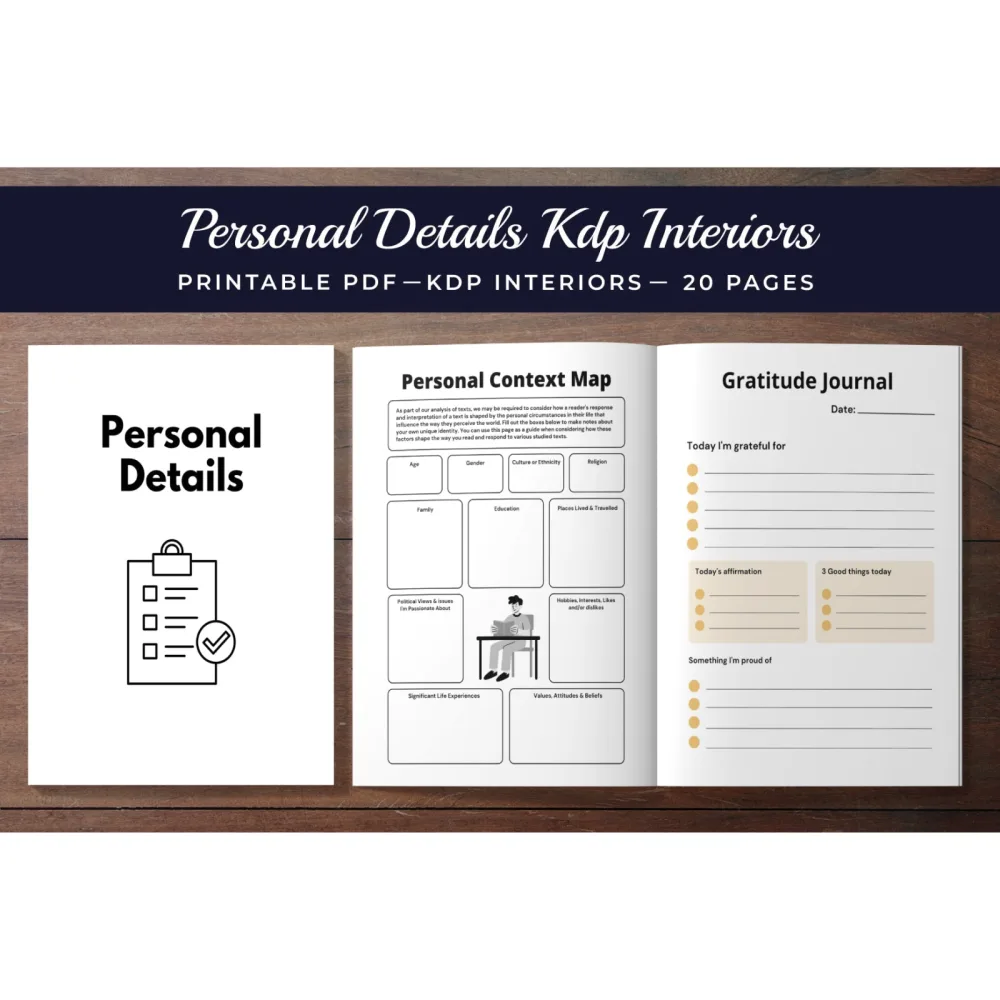 Personal Details Planner