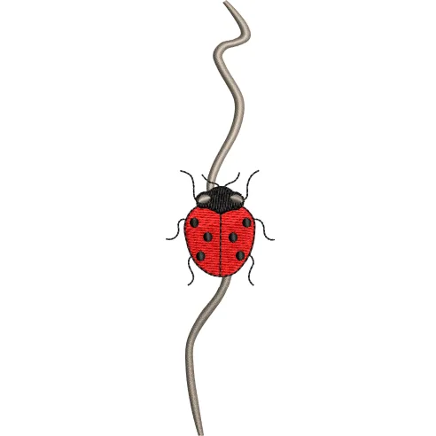 Ladybird Embroidery Design