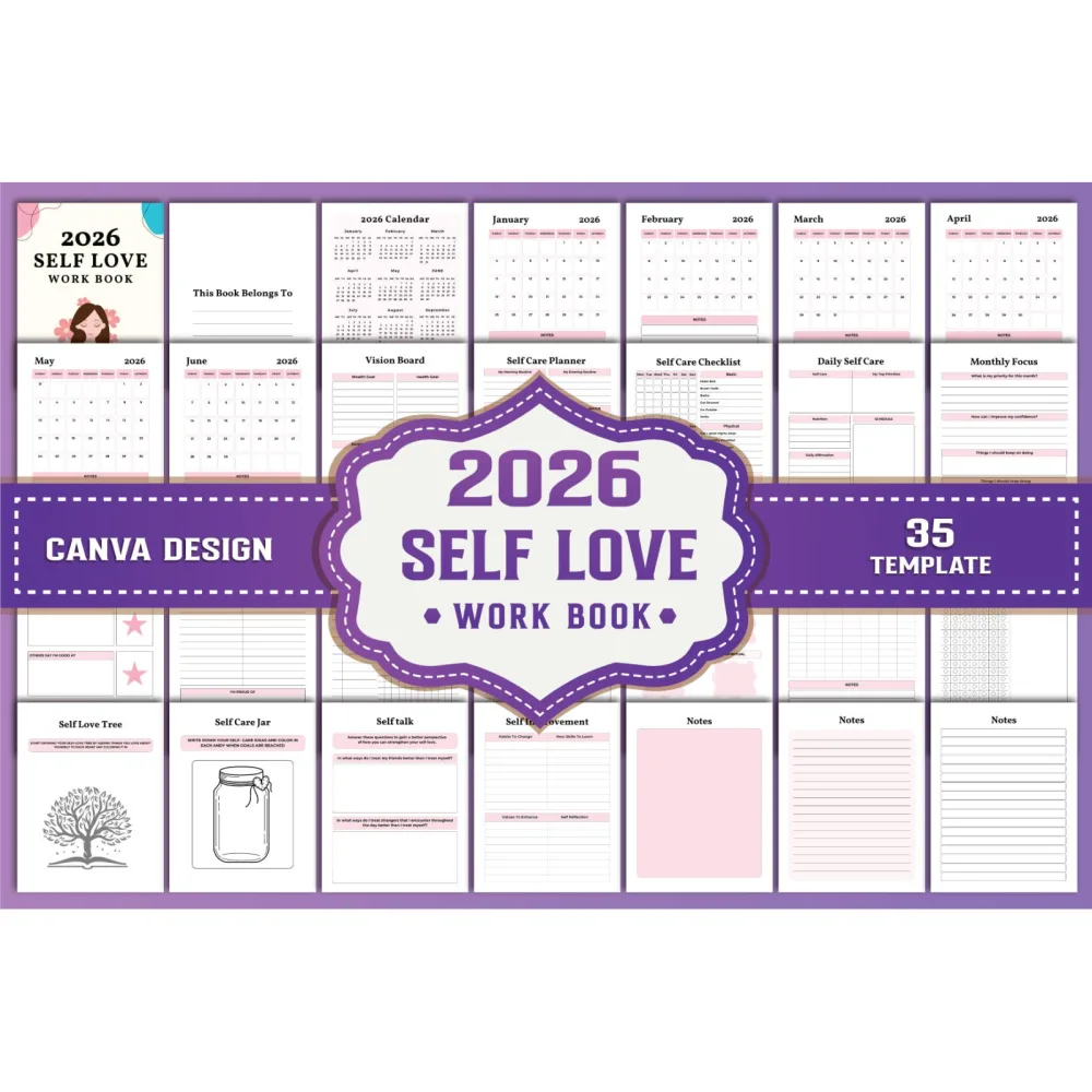 Self Love Work Planner