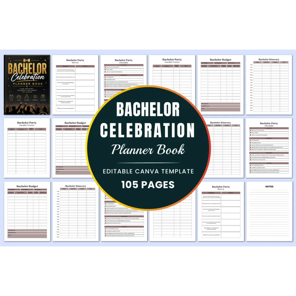Bachelor Celebration Planner