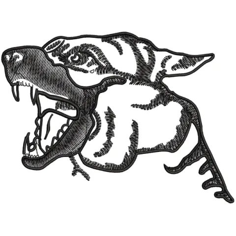 Dog Embroidery Design