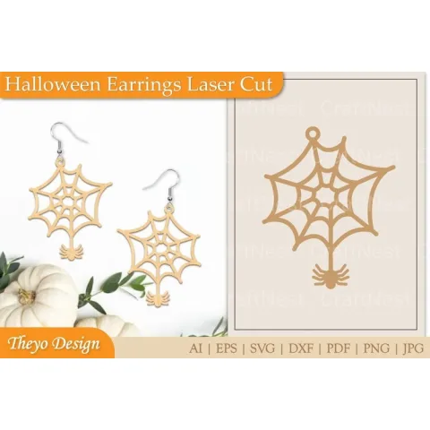 Halloween Earrings SVG Bundle