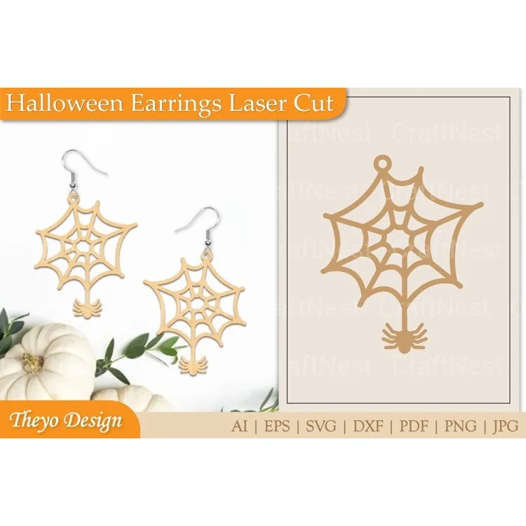 Halloween Earrings SVG Bundle