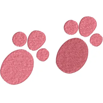 Paws Embroidery Design