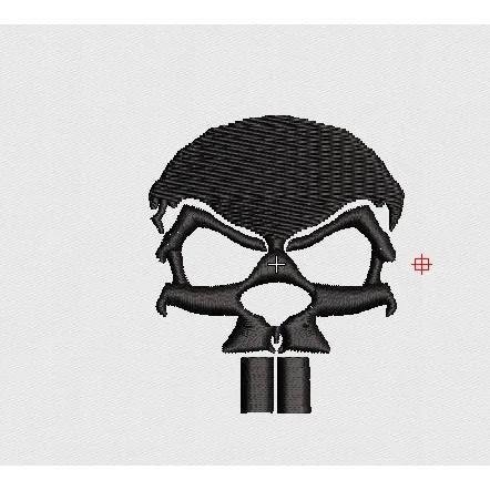 Skull Embroidery Design