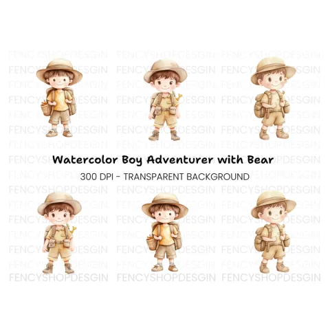 Little Adventurer Clipart Bundle