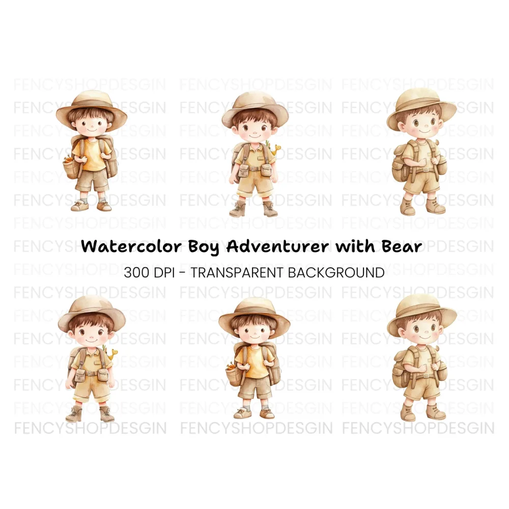 Little Adventurer Clipart Bundle