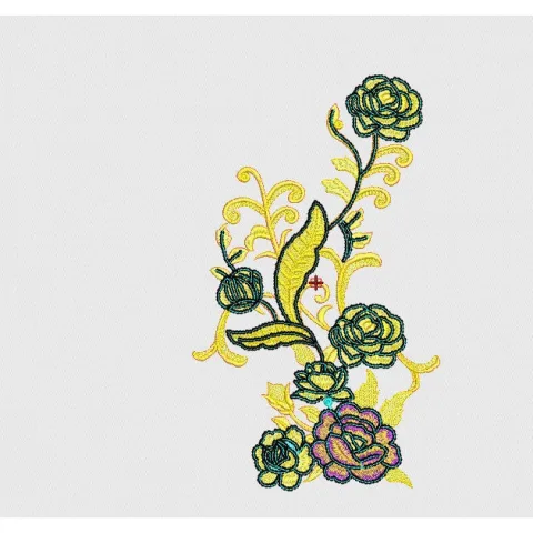 Flower Embroidery Design