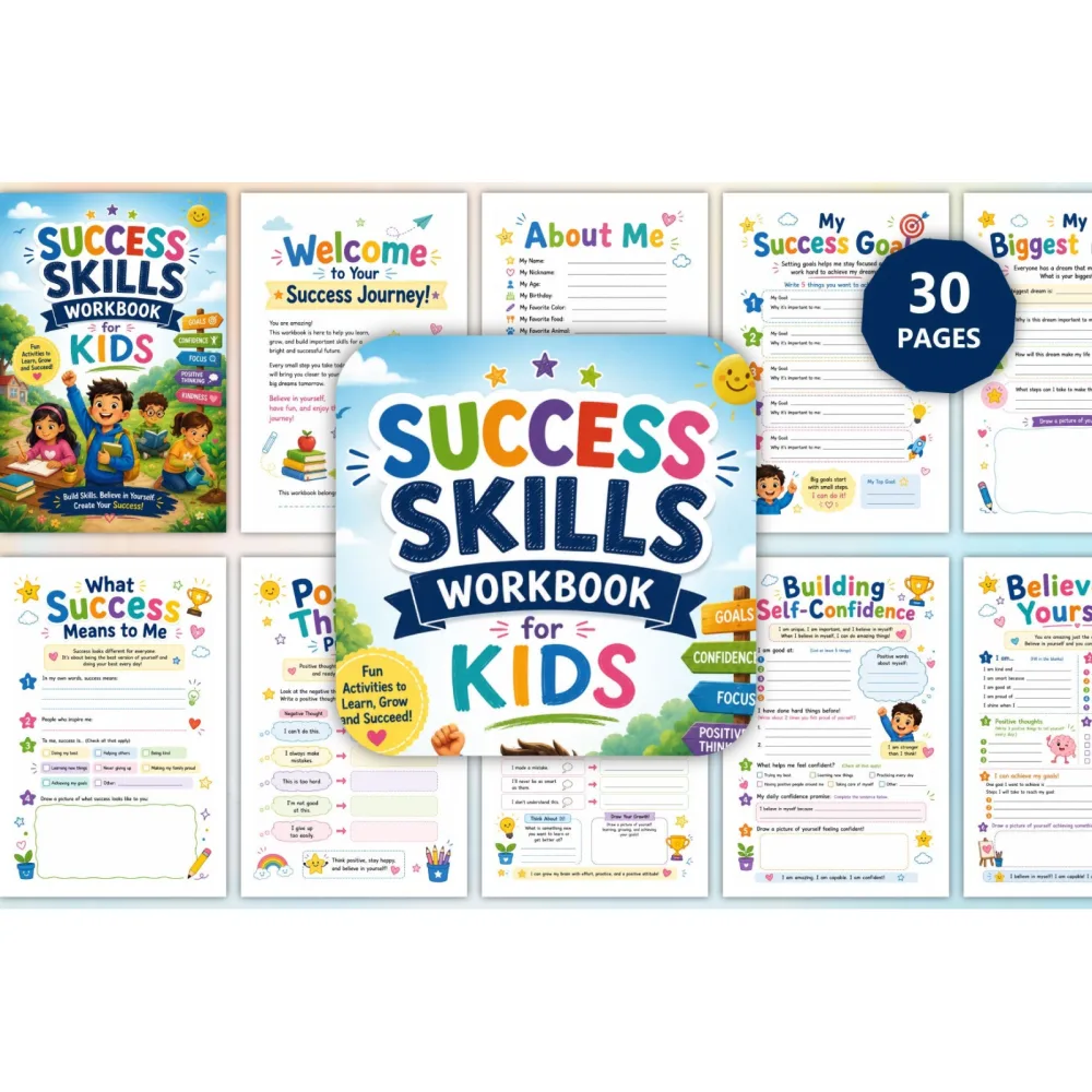 Success Skills For Kids Workbook