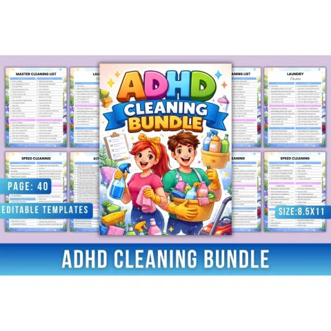 ADHD Cleaning Planner