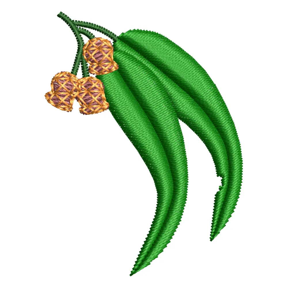 Gumleaves Embroidery Design