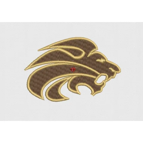 Lion Embroidery Design