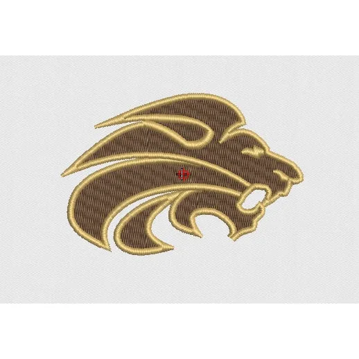 Lion Embroidery Design
