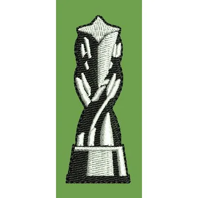 Chiaroscuro Spire Embroidery Design