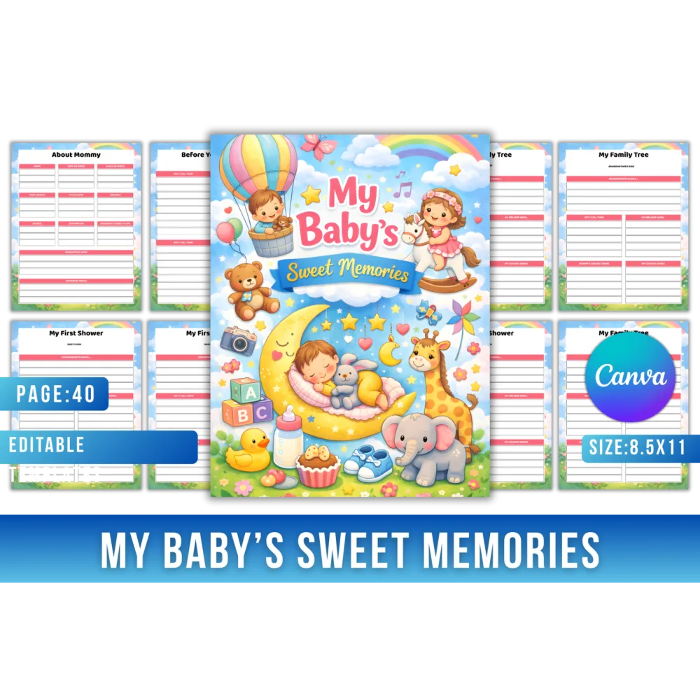My Baby Sweet Memories Workbook