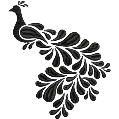 Peacock Embroidery Design