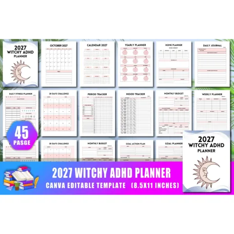 Witchy ADHD Planner