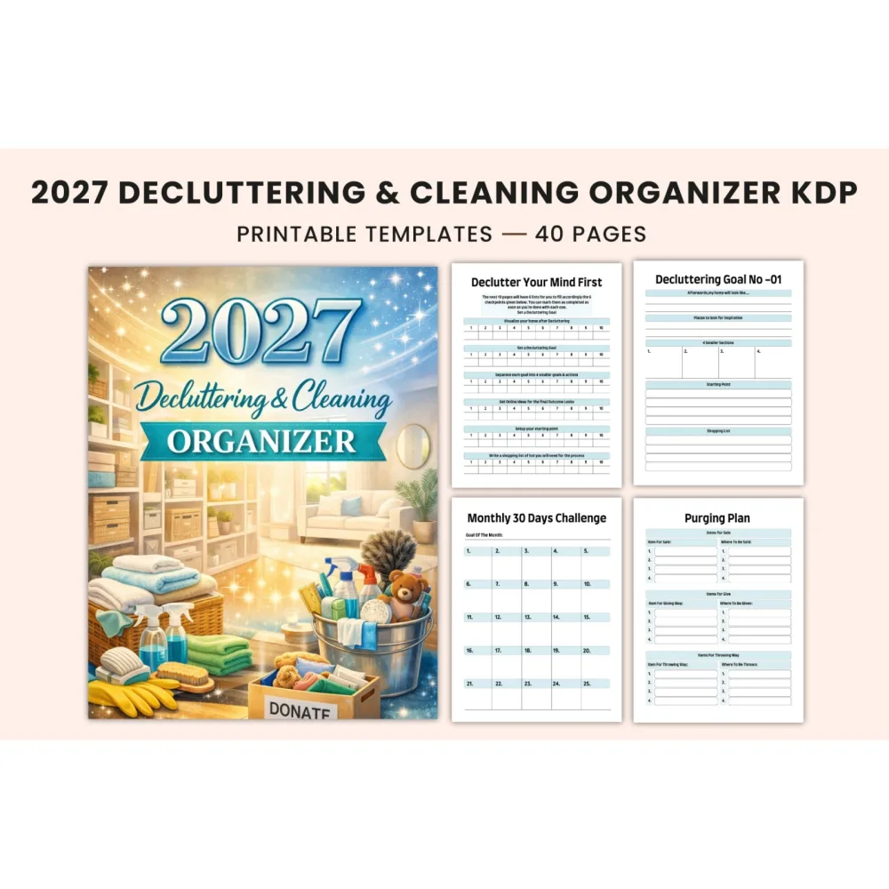 Decluttering Cleaning Planner Guide
