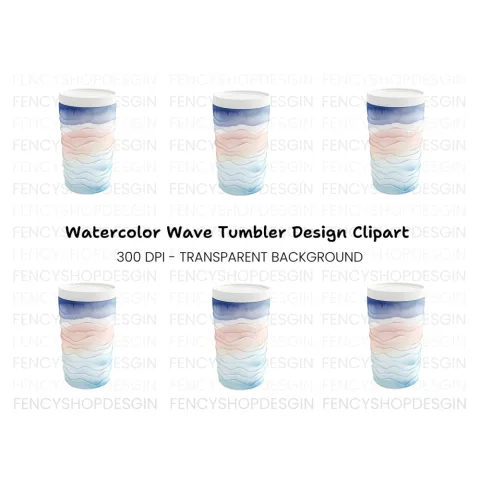 Wavy Container Clipart Bundle
