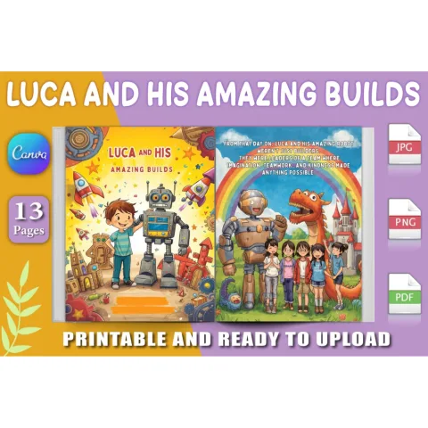 Luca and His Amazing Builds Book