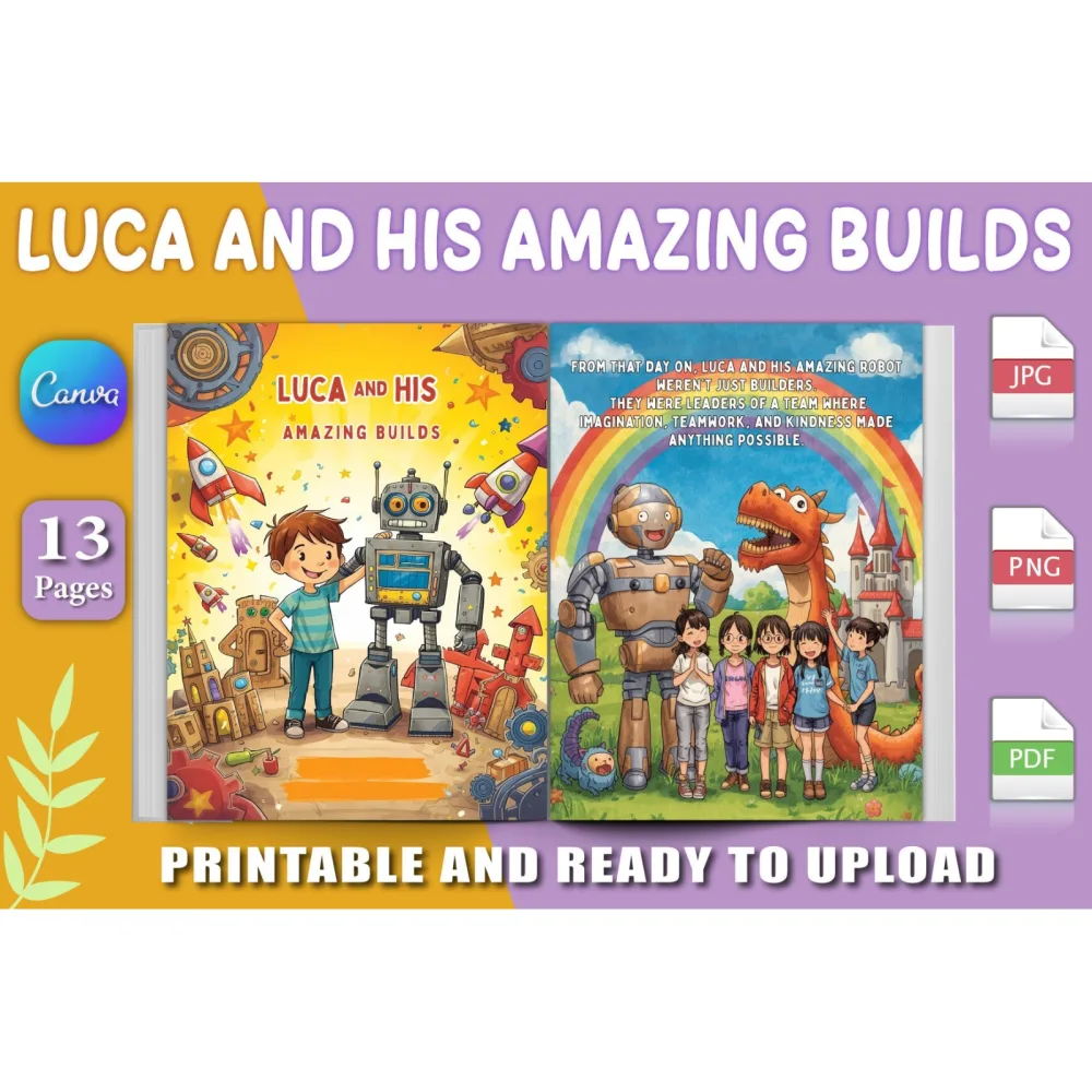 Luca and His Amazing Builds Book