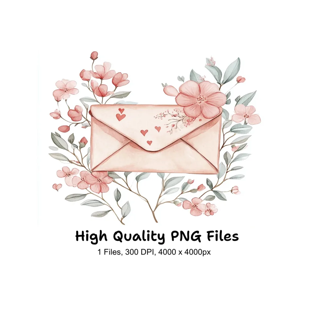 Love Letter Clipart Bundle