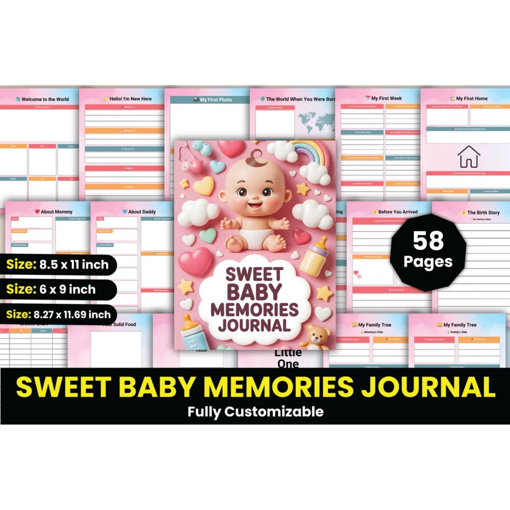 Sweet Baby Memories Journal