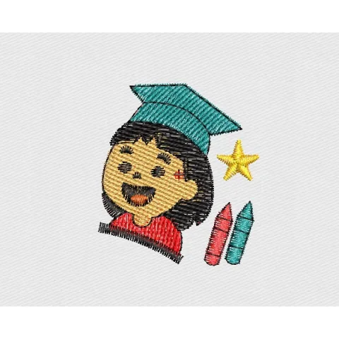 Kid Embroidery Design