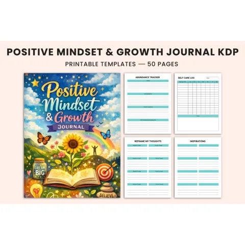 Positive Mindset Growth Journal