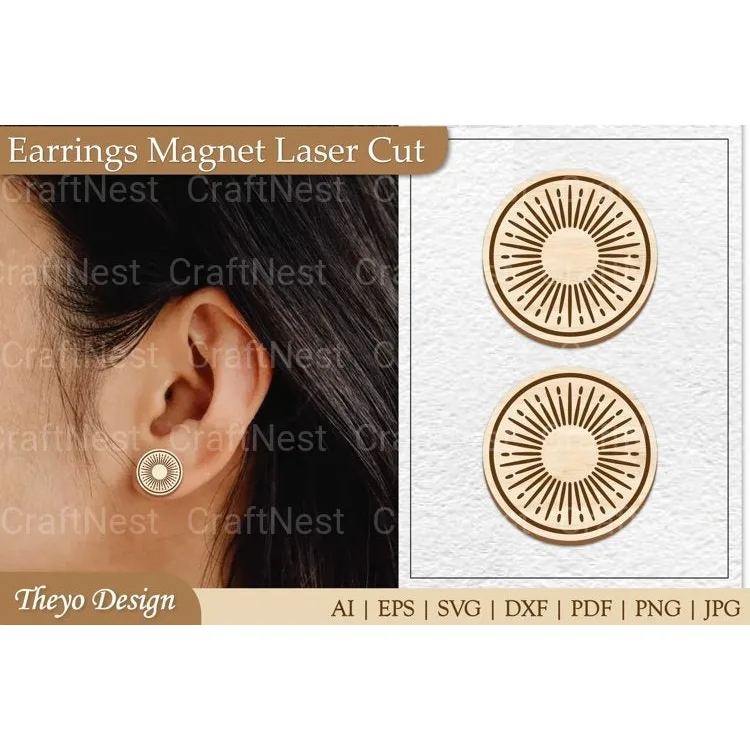 Earrings Magnet SVG Bundle