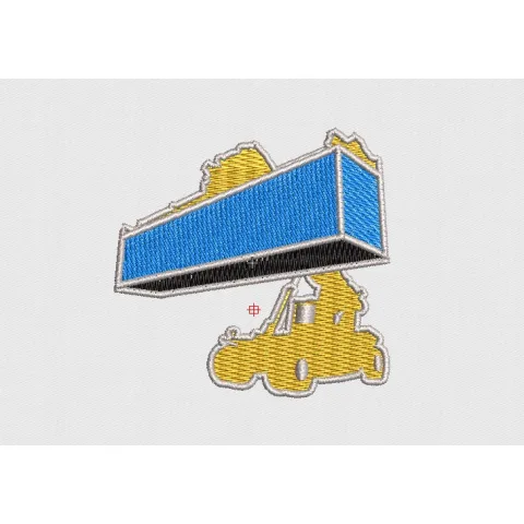 Tractor Embroidery Design