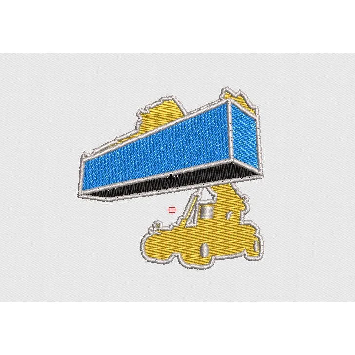 Tractor Embroidery Design