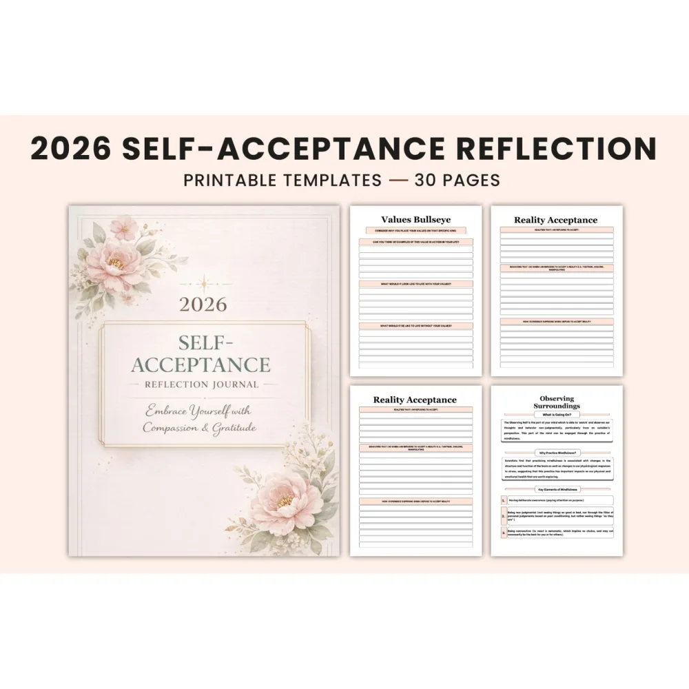 Self Acceptance Reflection Journal