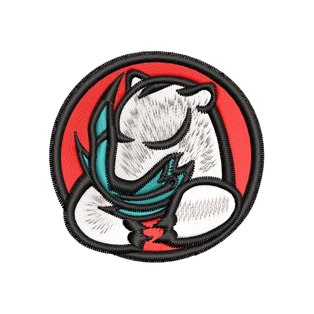 Polar Bear Embroidery Design