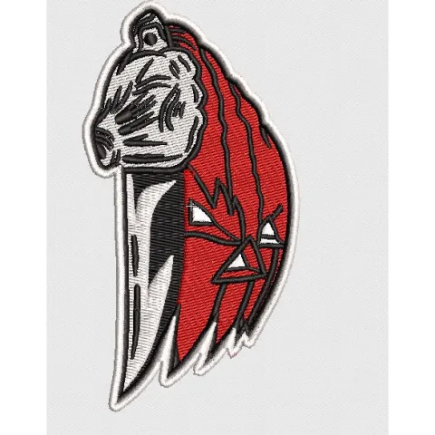Blood Embroidery Design