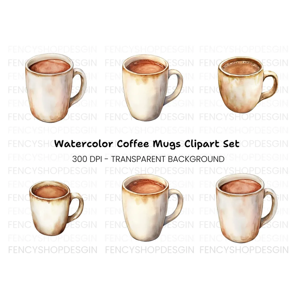Hot Chocolate Clipart Bundle