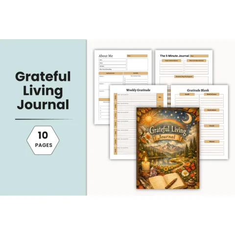 Grateful Living Journal: Cultivate Daily Gratitude