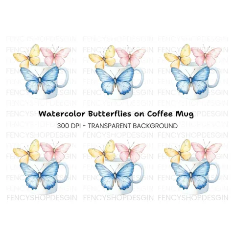 Butterflies Clipart Bundle