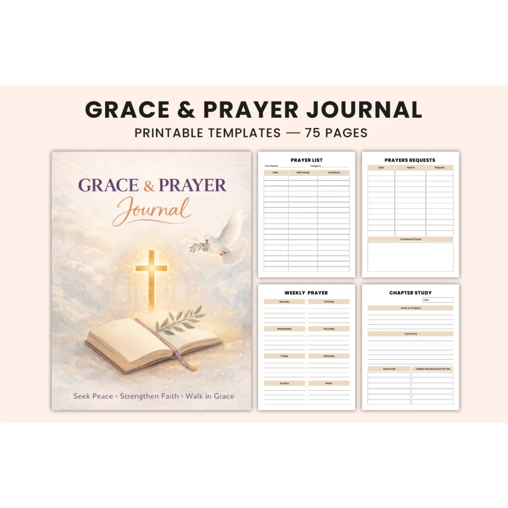 Grace Prayer Journal: Enhance Your Spiritual Journey