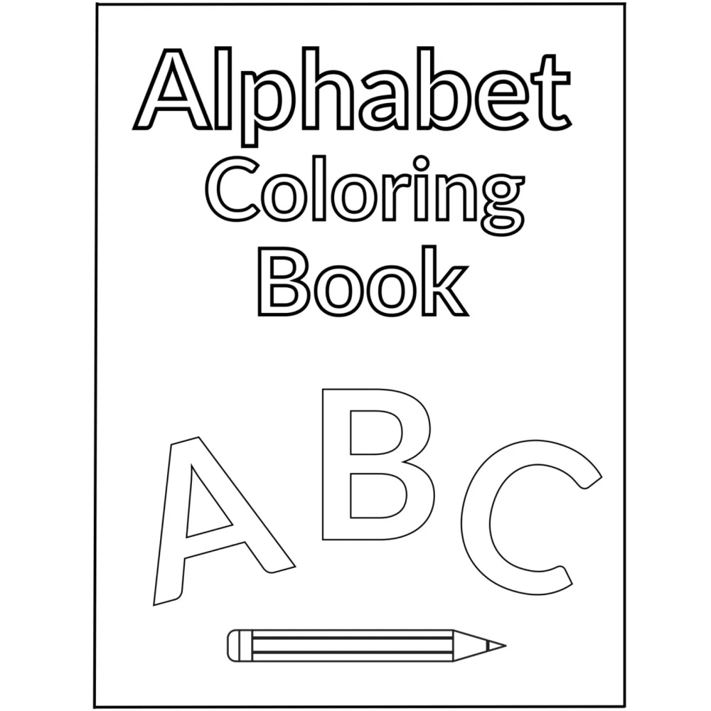 Uppercase Alphabet Coloring Book