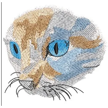 Cat Embroidery Design