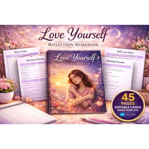 Love Yourself Reflection Book