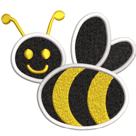 Honeybee Embroidery Design