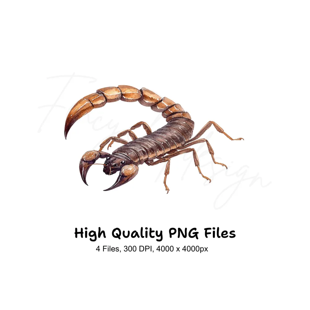 Scorpion Clipart Bundle